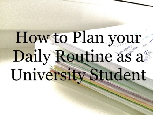 ravenclawhard: This isn’t just advice for uni students, but for anybody, I’ve just decid