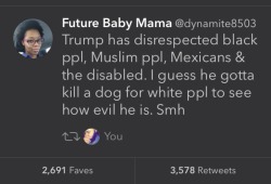 beardednegro:  gingerfacekillah:  Nothing angers white folks more than dead dogs   All he’d have to do is be mean to a dog, honestly. Shitlord for life.  Sad but true!