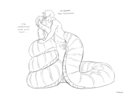 theasus-after-dark:  Y’all ever considered Naga Katsuki? Because I HAVE…