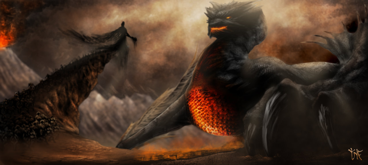 Glaurung - a wingless dragon for Middle-earth