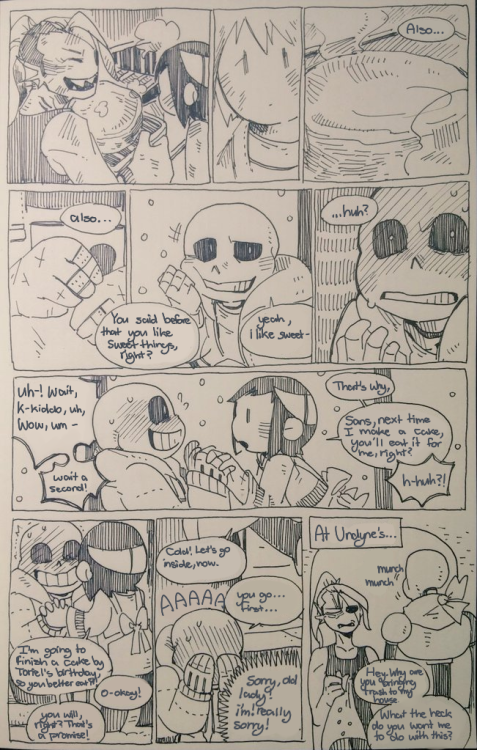 22o22:  misopipo:  originally made by: @22o22link can be found heretranslation was made by me, @misopipo as always  this comic was a real treat to translate, pun intended. (also, i’m a sucker for sans & frisk fluff haha)    The most amazing thing!
