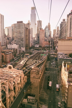 r2&ndash;d2:  New York City from Above - Midtown Skyscrapers and Queensboro Bridge by (Vivienne Gucwa) 