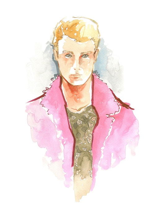 hungryvoid: #saintlaurent #AW15 #fashionillustration @YSL #PFW