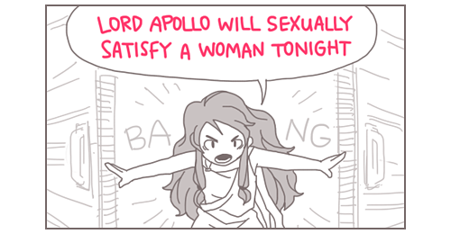 jessicalprice:fozmeadows:16ruedelaverrerie:Hit him where it hurts, Cassandra! (Apollo is the WORST.)THIS IS THE BEST MYTHOLOGY COMIC I’VE EVER SEEN HOLY SHITYESSSSSS.