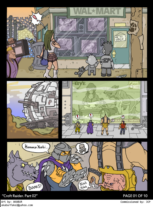 comicunivers:    Akabur aka Rubaka – Croft Raider 1-2   Presented by Comicunivers.com