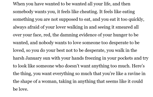 On The Enormity Of Love And Desire When You Are Alone