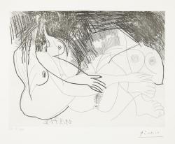 marvingayechardonnay:  paintedout:  Pablo Picasso, Deux Filles au Repos  xx