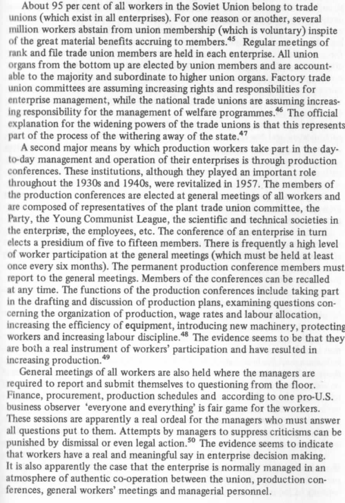 yakovalltrades:  Worker Control in the USSR  Al Szymanski - Is The Red Flag Flying? 1979