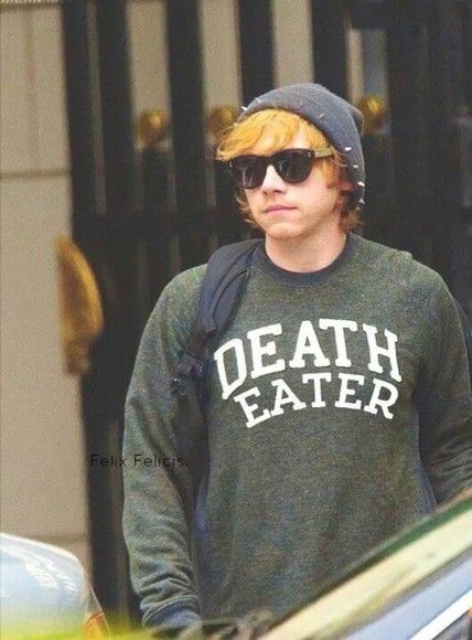 the-avengers-initiative99:Rupert Grint constantly wearing Harry Potter related shirts is the best thing ever