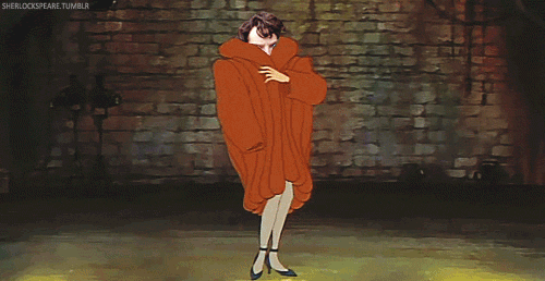 sherlockspeare:  When Sherlock comes back. 