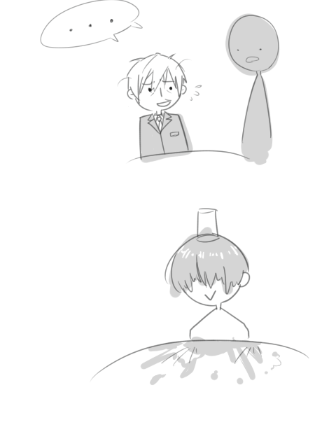 kksunnydeedog:  Yes his clothes dissolve when hit by water. *I edited this early**