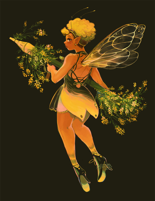 prinnay:  Weapon fairy no.3Honeybee, honeybush,