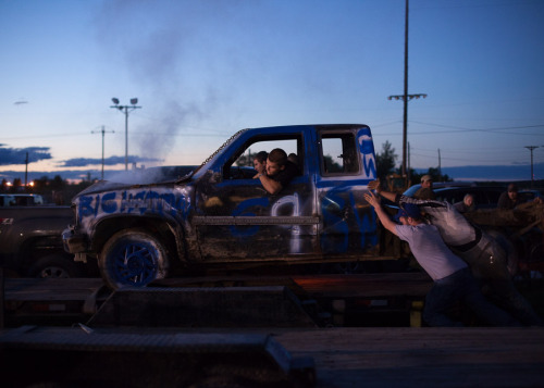 Northern Maine Demolition Derby. I saw a lot of people put their hearts into this. It’s held i