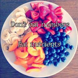 teenshealthandfitness:  Don’t count the calories! Count the nutrients! Teenshealthandfitness.Tumblr.Com