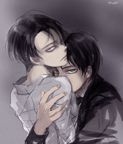 Eren x Levi by ~Hanbiru