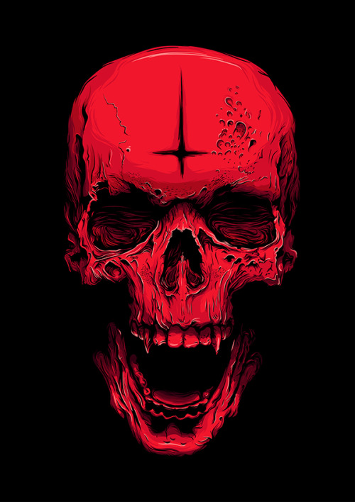 obsessedwithskulls:  Art by Callum Forster. http://callumforster.com/ 