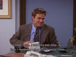 forlornly:  chandler is me 