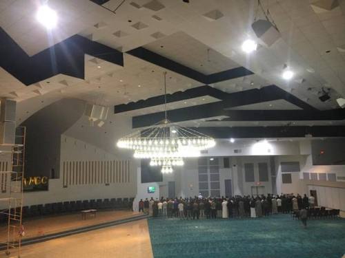 “Photos of the first few days of taraweeh at the new place. Have any suggestions on how to make your