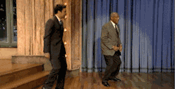 latenightjimmy:  Jimmy and Bill Cosby danced their way into the interview last night 