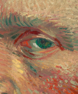 detailsofpaintings:  Vincent Van Gogh, Self-Portrait (detail)Spring 1887