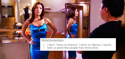 gracehanadarko:  Desperate Housewives + text posts. 