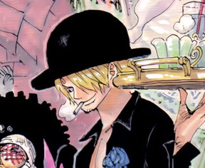 mashail-abdullah:  yuushishio:  cavenbishie:  Why is it that Sanji is always the cutest in the color spreads. Like seriously.What a little shit.  Because  there  is  a  brightest  lovely  warm  smile  on  that  squishy  cheek  melting  your  heart   My