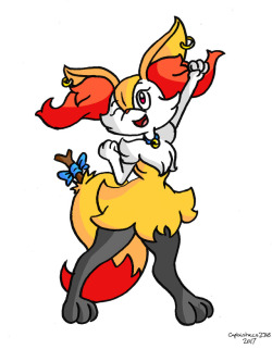 My Braixen OC, Ginger. That’s what I named