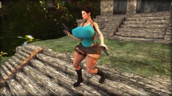 kane809: “TushyRaider”   lol first try at a Lara style babe.