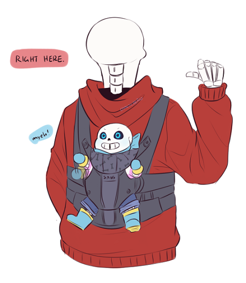 chaotichero:  i’m just going with the excuse that us!sans drank something from the lab that turned them into a little blueberry to hide the fact i keep forgetting to stop making one younger than they should be…