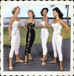 vintagegal:  1950s “Ceeb of Miami” Jumpsuits