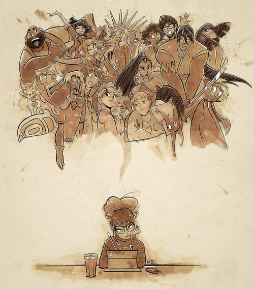A tribute to all the characters I don’t draw enough. ^^; | Twitter | Deviantart |