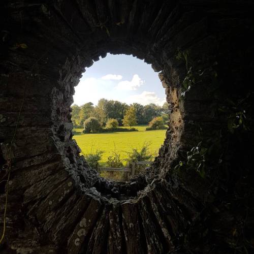 #hestercombegardens #gardenwindow #sunnyoctoberday #somerset #bluesky (at Hestercombe House)