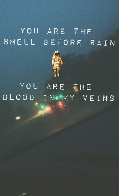 a-flair-for-the-d:You are the smell before rain You are the blood in my veins The Boy Who Blocked Hi