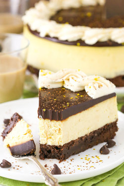 nougatella:  Baileys Brownie Cheesecake 