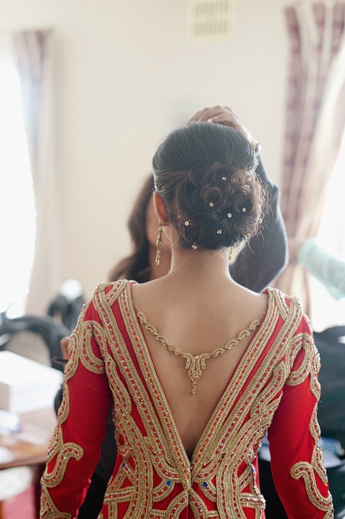 Indian bridal hairstyles for long hair