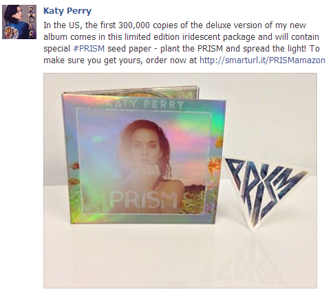 gayboysgatherround:  sneakymonster:  The impact of ARTPOP  I really doubt ARTPOP influenced that since Prism comes out in a week. 