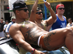 fyeahalexsanchez:    Alex Sanchez, throwback to LA Pride 2013, Abbey entourage   
