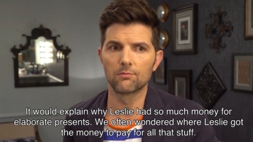 adamscottblog:Adam Scott & Ben Schwartz React to ‘Parks and Recreation’ Reddit Fan Theories