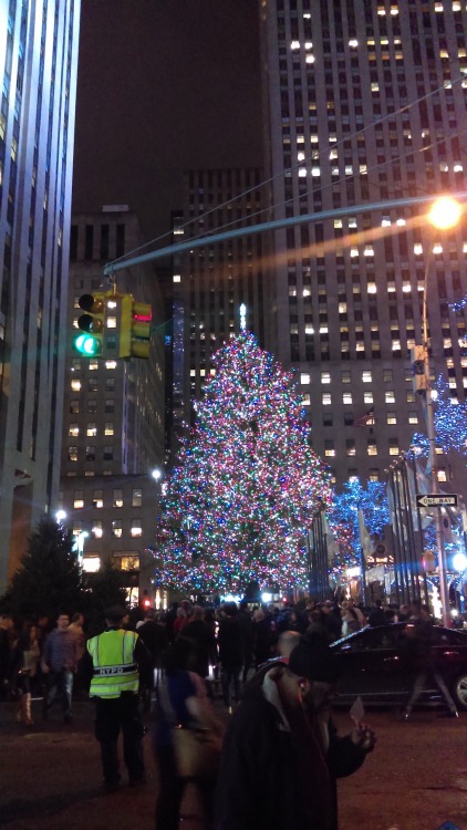Rockefeller Christmas Tree. #NYC