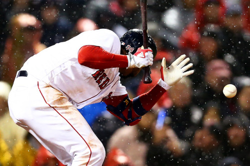 Photo recap from the April 12th game between the Boston Red Sox and the New York Yankees for Getty I