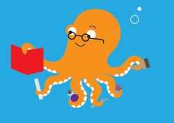 jasonwilliamsillustration:  Vectored Drawing 2013 Ollie The Worlds Smartest Octopus 1169 x 827 