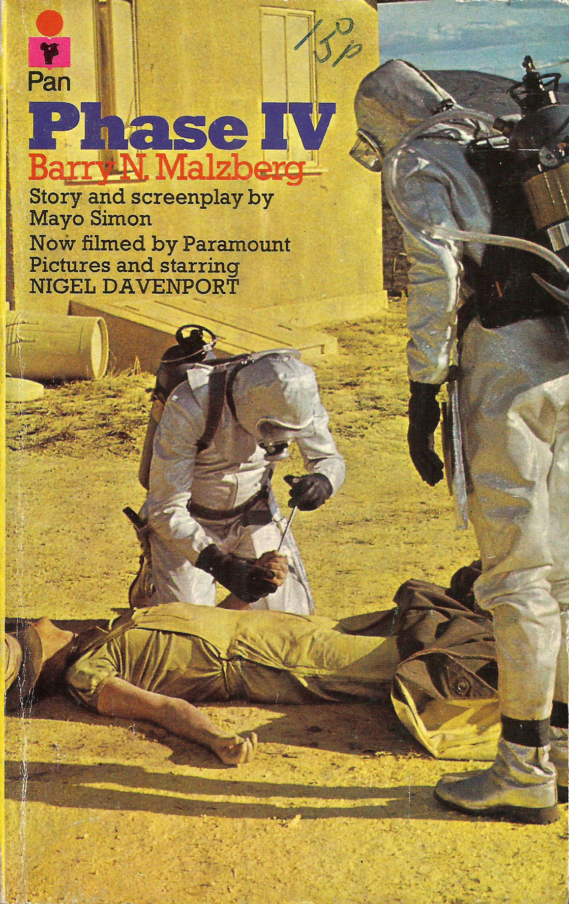 Phase IV, by Barry N. Malzberg, from the original screenplay by Mayo Simon (Pan,