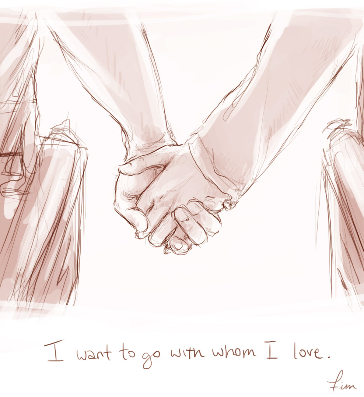 nenekantoku:  fim-damaskino:  (I want to go with the one I love - poem by Bertolt