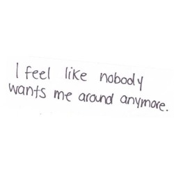 simply-pathetic:  I feel so alone, I feel