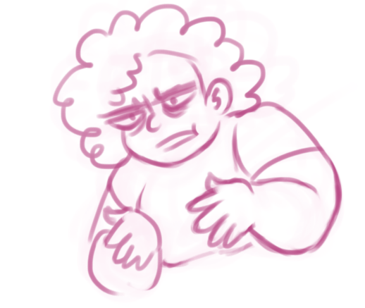the-goddess-of-cupcakes:  To tried to actually draw so I just drew my mood   Great Big McLarge Mood