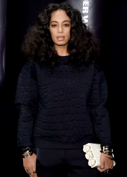 lemonaades:  Solange - Alexander Wang X H&amp;M launch (10.16.14) 