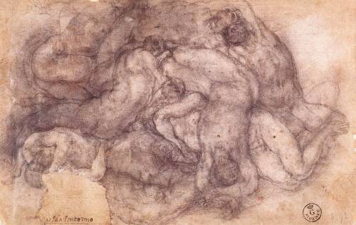 Group of the Dead, 1550, Jacopo PontormoMedium: chalk,paper