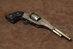 steampunktendencies:  Sandalwood grips revolver