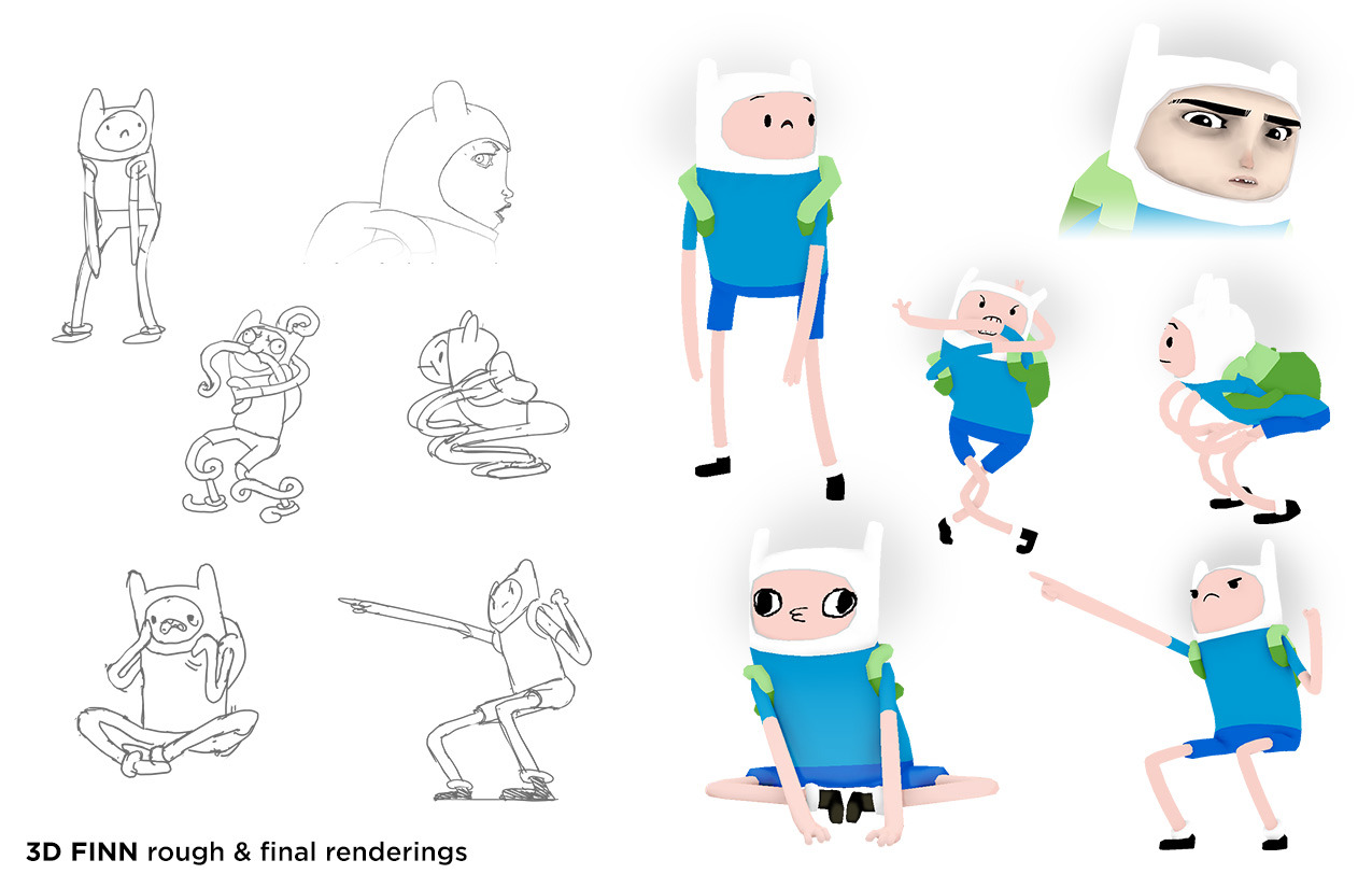 thedavidoreilly:  Part 1 of some character layouts from my Adventure Time episode.