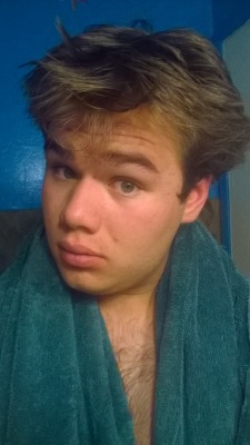 hannibal-the-cannibal-fannibal:What do you guys think of my hair like this? (All I did was run my towel through it one and this happened)